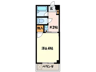 ダイヤレジデンス五日市【1階】の間取り