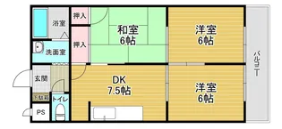 広町VIPマンション【2階】の間取り