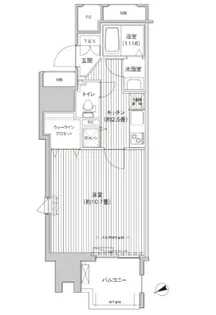 アクシス池袋【4階】の間取り