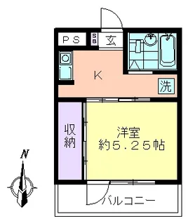 キャッスル萩山【4階】の間取り