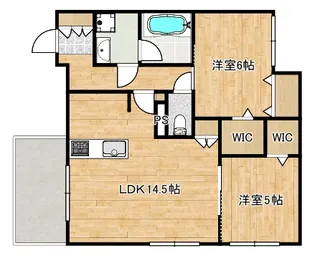 アノイエ 東棟【3階】の間取り