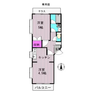 グリーンヴィラ【1階】の間取り