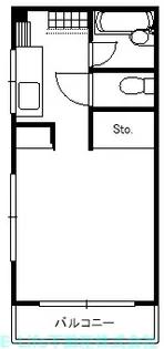 アヴニール大江【3階】の間取り