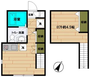 ピュアアクアI【1階】の間取り