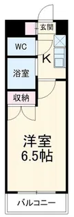 カーサ川並【4階】の間取り