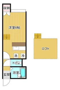ノグチハイツ東中島【2階】の間取り