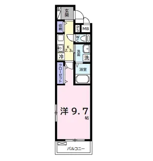 メゾンドール【2階】の間取り