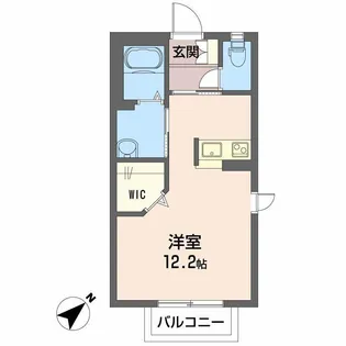 シャーメゾンnonnon【1階】の間取り