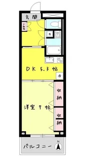 成増アクト2【6階】の間取り