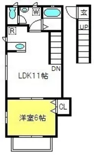 ヒルズベーネ【2階】の間取り