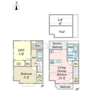 シティドルチェの間取り