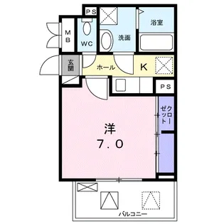 グランジェルメ【2階】の間取り