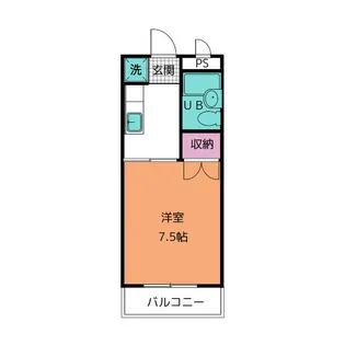 弘容パレス【2階】の間取り