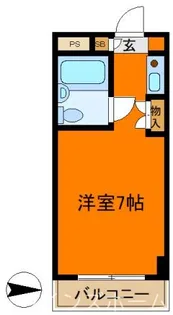 神明マンション【3階】の間取り