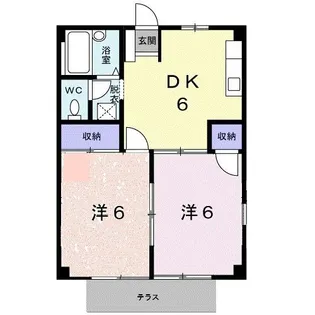 シティハイツ千種II【1階】の間取り