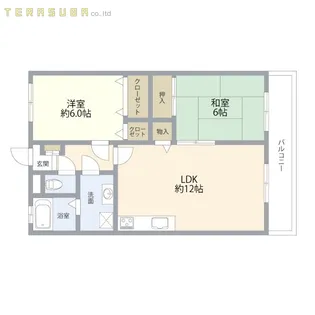 CASA乙津【1階】の間取り