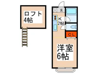 ピュア・ハウス【2階】の間取り