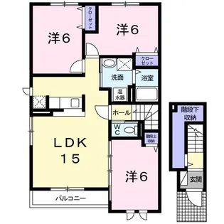 RERA III【2階】の間取り