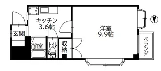 グリーンハイツII【3階】の間取り