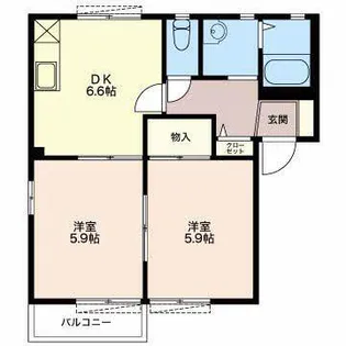 エグゼコート3【1階】の間取り