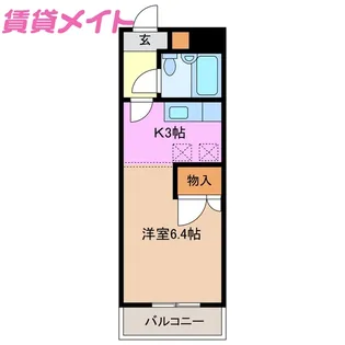 ハイツエリシャン【2階】の間取り