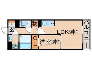 メルヴェーユ【3階】の間取り