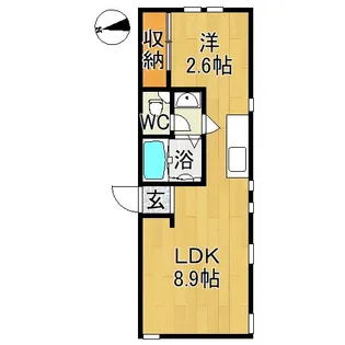 alcove【2階】の間取り