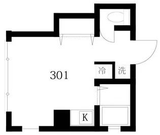 雑司ヶ谷キリスト教会雑司ヶ谷ハウス【3階】の間取り