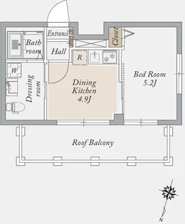 アーバンパーク王子【4階】の間取り
