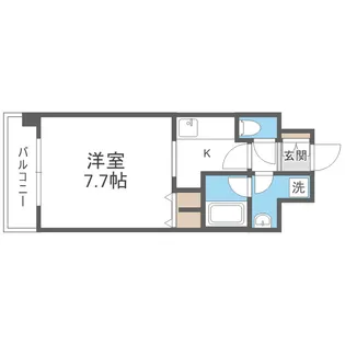 プレジオ都島【5階】の間取り