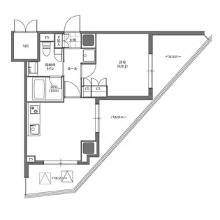 ヒューリック板橋【7階】の間取り