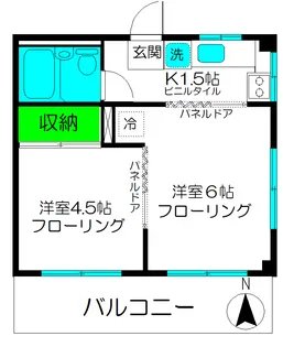 レミントン【2階】の間取り