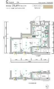 SYFORME KOMAGOMEII【1階】の間取り
