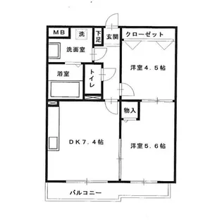 AXIA DAIWA【3階】の間取り