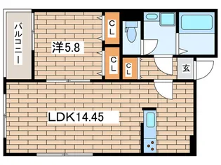 ALEGRIA鎌倉大町【3階】の間取り