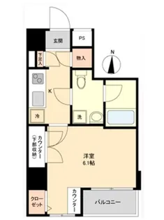 スカイコート文京江戸川橋【3階】の間取り