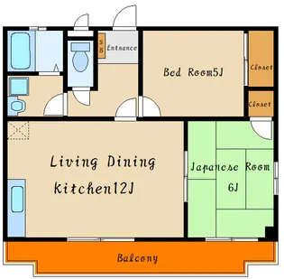 サングリーン衣笠【3階】の間取り
