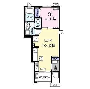 ビオーラ築盛II【1階】の間取り