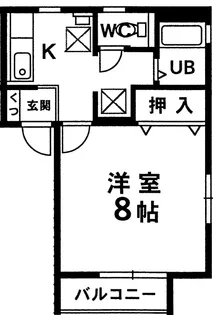 ウィスティリア【2階】の間取り