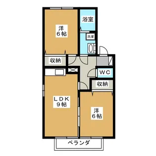 アドバンス21 B棟【2階】の間取り