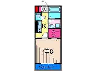 ドルフクレセント六番館【1階】の間取り