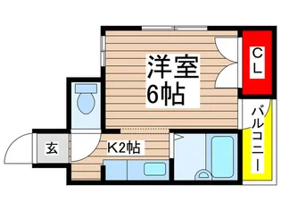 ロックウェル弁天【4階】の間取り