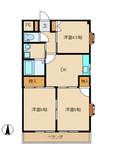 STハイツ【2階】の間取り