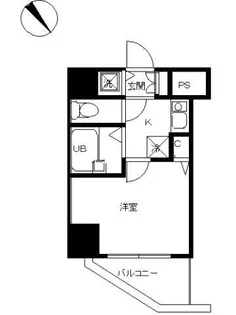 スカイコート巣鴨【9階】の間取り