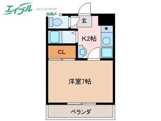 エバーアメニティー【2階】の間取り