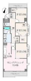 ライオンズマンション宮前平第7【2階】の間取り