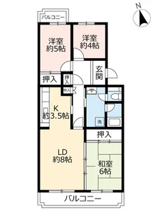 URアーバンドゥエル平針【4階】の間取り