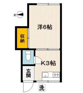 第二荘【2階】の間取り