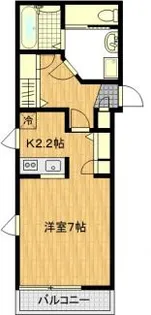 ヴァンベール【1階】の間取り