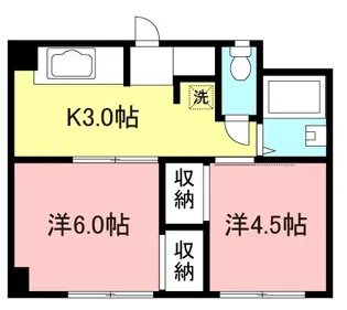 千代田館新館【3階】の間取り